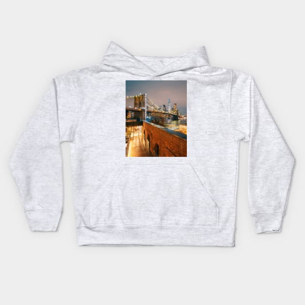 Dumbo Brooklyn 2 Kids Hoodie by igjustin